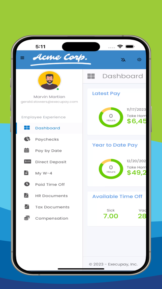 #1. Employee Portal by Execupay (iOS) De: Execupay