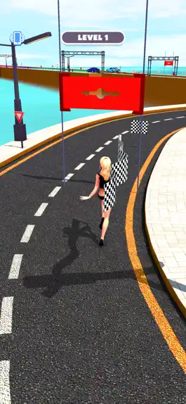 Game screenshot Racing Girl Run apk