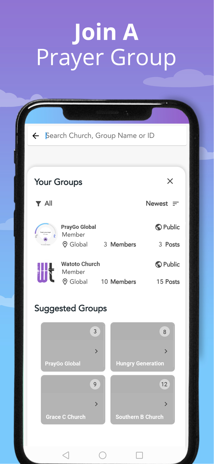 Pray Go -Christian Prayer App