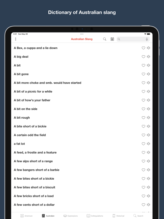 Screenshot #6 pour American and Australian Slang
