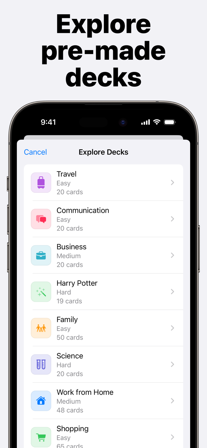 Vocabify Learn with Flashcards