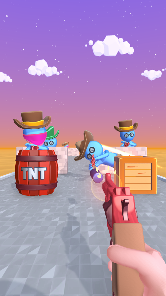 #4. Bang! Bang! 3D (iOS) By: Ludu