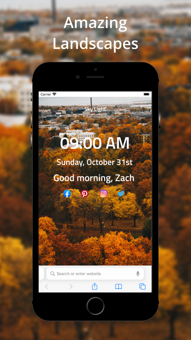 Sky Light - Beautiful Pages Screenshot