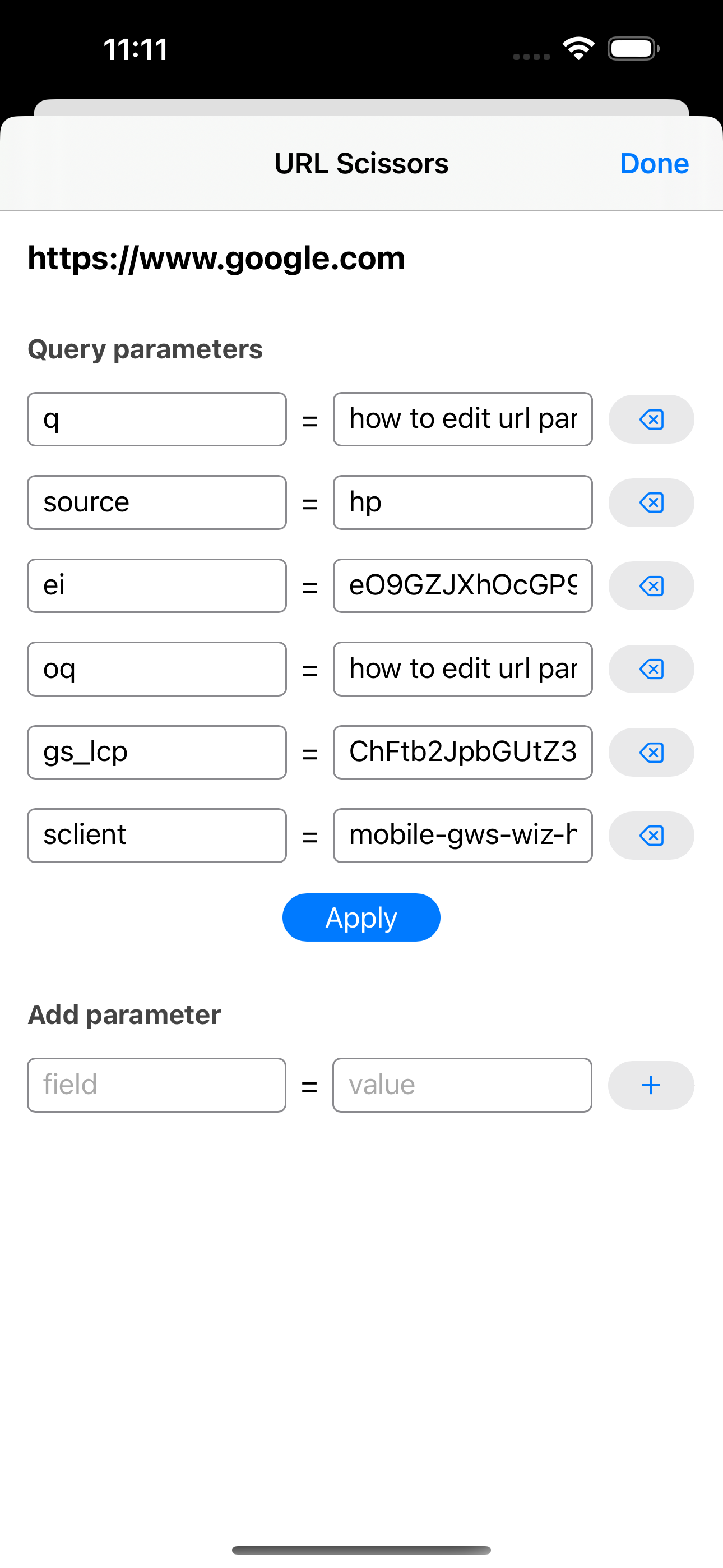 URL Scissors
