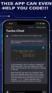 turbo chat assistant keyboard iphone screenshot 3