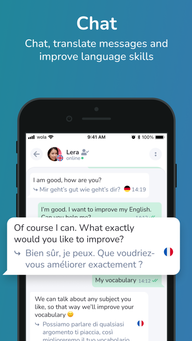 Wola - language community Screenshot