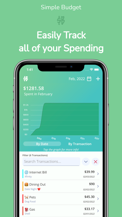 Simple Budget: Expense Tracker Screenshot