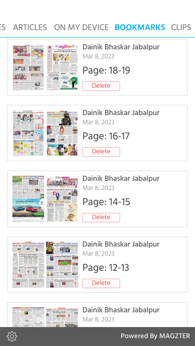Dainik Bhaskar Newspaper Screenshot