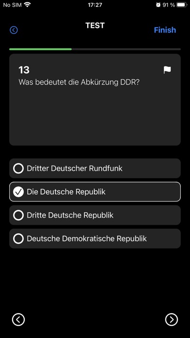 Einbürgerungstest Screenshot