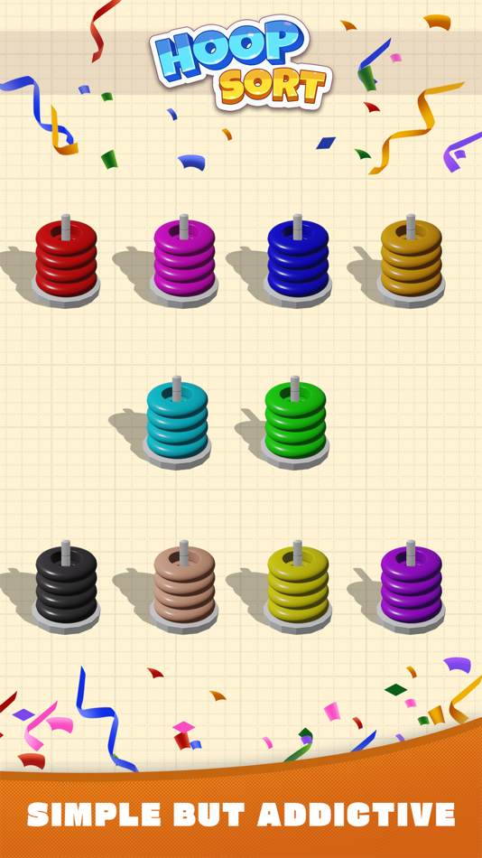 #4. Hoop Sort Puzzle - Color Ring (iOS) 由: CHIEN LE