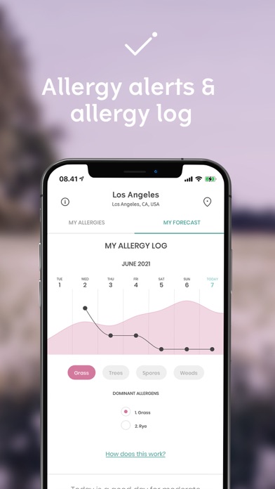 klarify: Pollen app, Hay fever Screenshot
