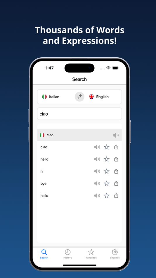 #2. English Italian Dictionary+ (iOS) 由: Jafar Najafov