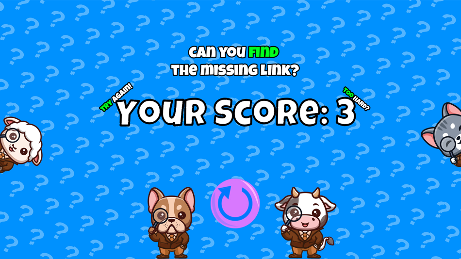 #5. The Missing Link Trivia (iOS) Podle: Ren Ltd