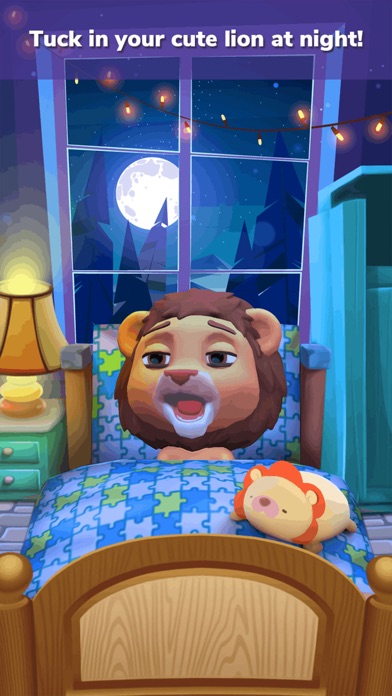 Talking Lion Virtual Pet Games Screenshot