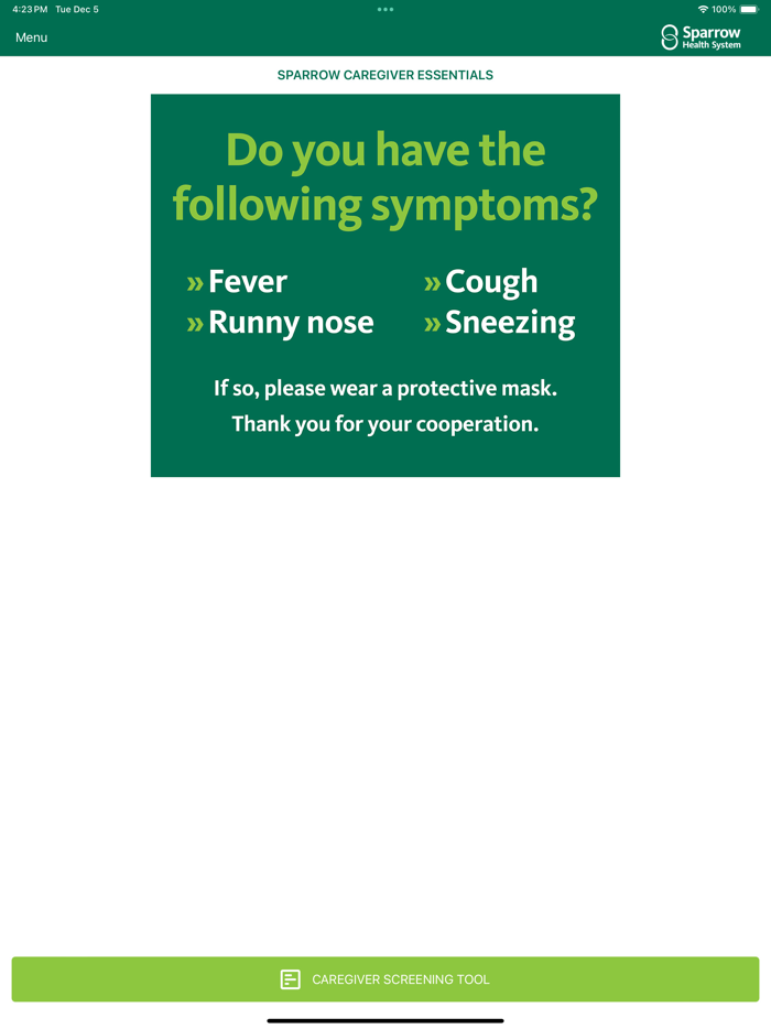 Sparrow Caregiver Essentials