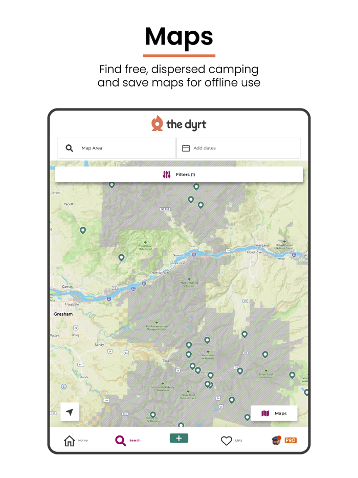 The Dyrt Tent and RV Camping