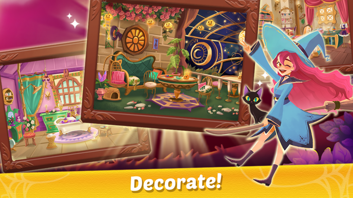 Witch and Cats – Cute Match 3