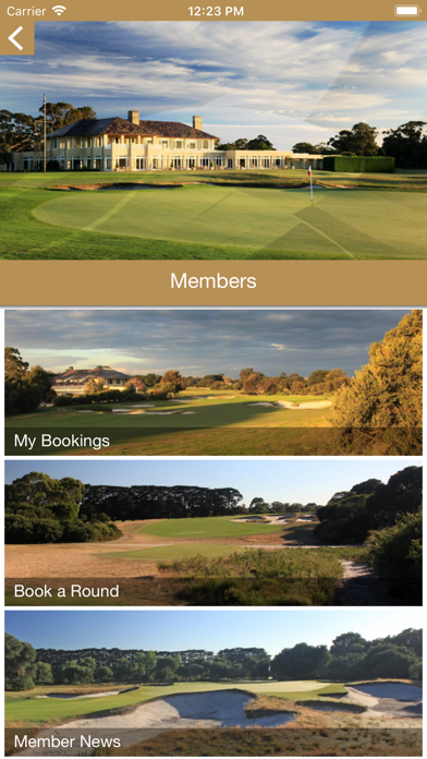 Royal Melbourne Golf Club Screenshot