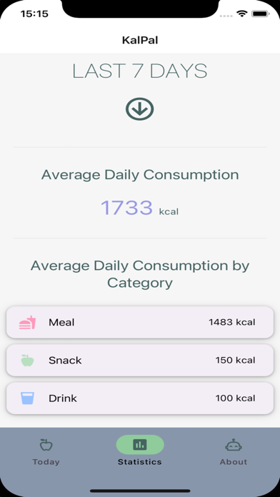 KalPal - Simply Track Calories Screenshot