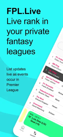 Game screenshot FPL.Live - Fantasy Football mod apk