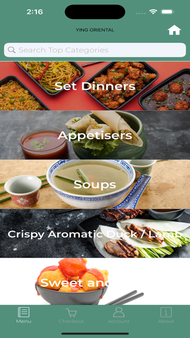 Ying Oriental Home Gourmet Screenshot