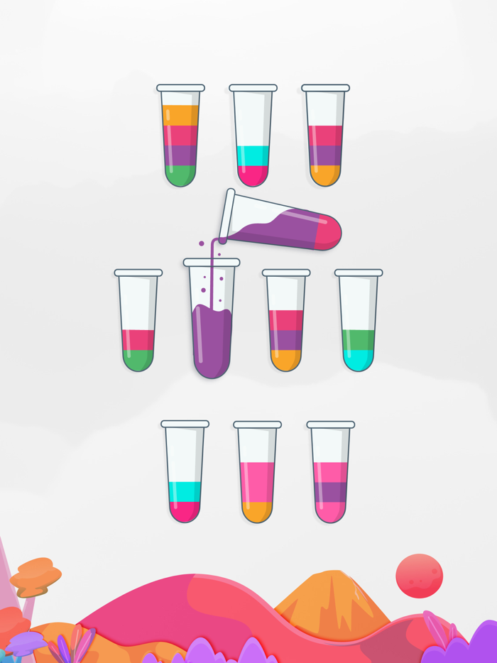 Water Sort Color Puzzle Game