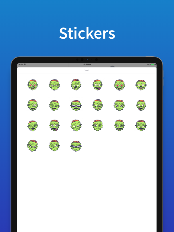 Screenshot #4 pour Zombie Emoji Stickers for text