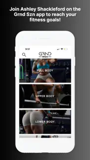 grnd szn fitness app iphone screenshot 3