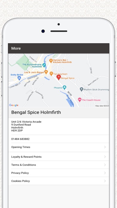 Bengal Spice Holmfirth Screenshot