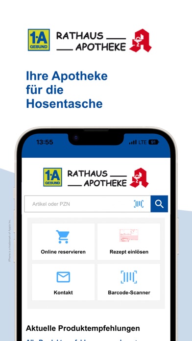 Rathaus-Apotheke Püttlingen Screenshot