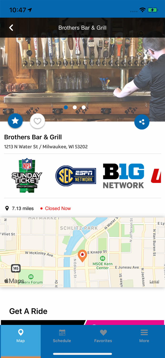 Sports Bar Finder