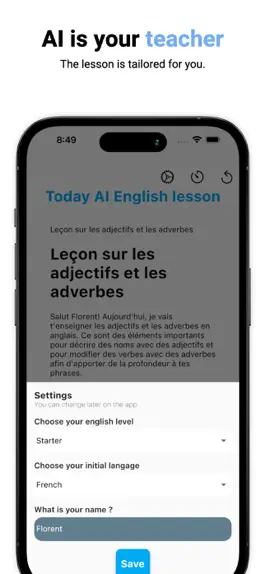 Game screenshot Daily English AI Tutor hack