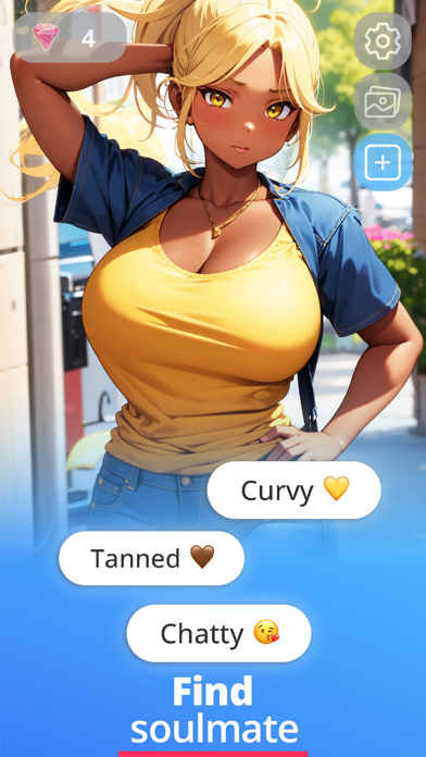 Sexy AI Girlfriend Chat Games Screenshot