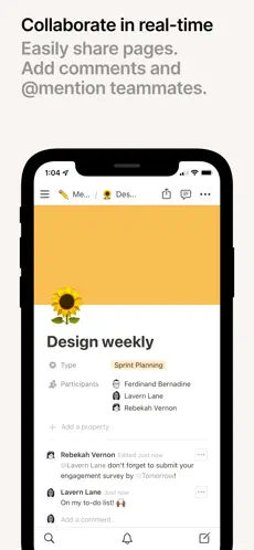 Imágen 2 Notion - notes, docs, tasks iphone