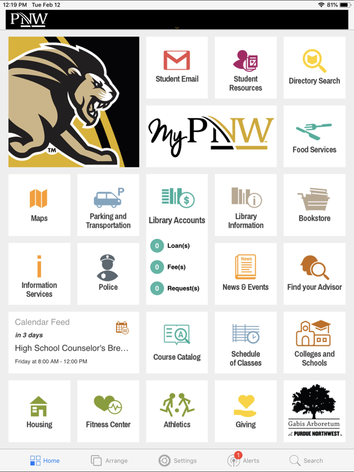 Purdue Northwest Mobile App
