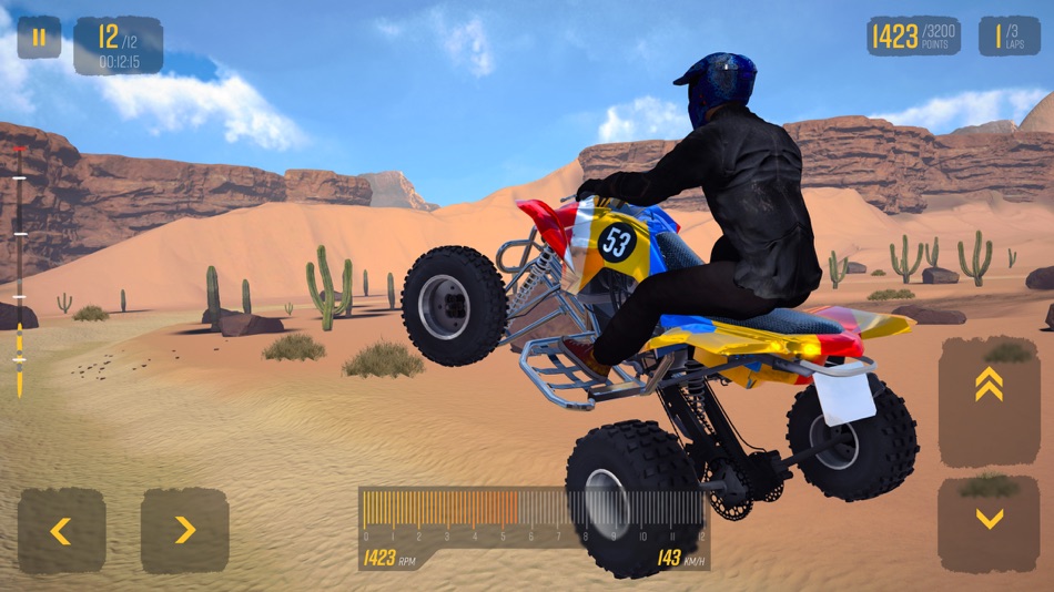 #7. ATV Quad Racing Sim (iOS) Bởi: STANCU COVACI