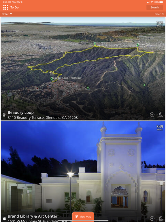 Visit Glendale CA iPad screenshot 2 - Travel app