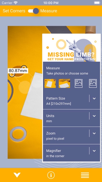 vBionic Measure Screenshot