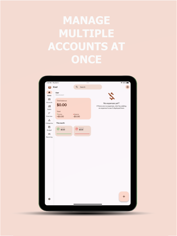 Screenshot #5 pour Knot -Track your expenses