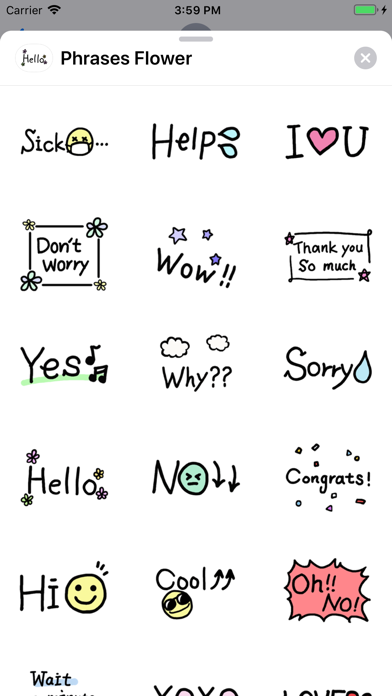 Quick phrases - stickers emoji Screenshot