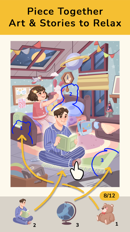 #2. Art Story: Color Art Puzzle (iOS) By: Hyper Cats Limited