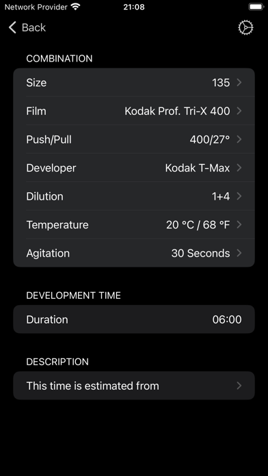 Film Developer Timer Pro Screenshot