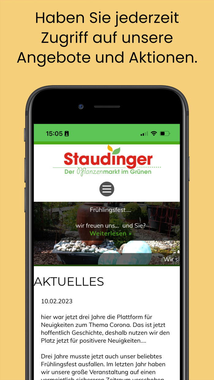 Staudinger - Kundenkarten-App