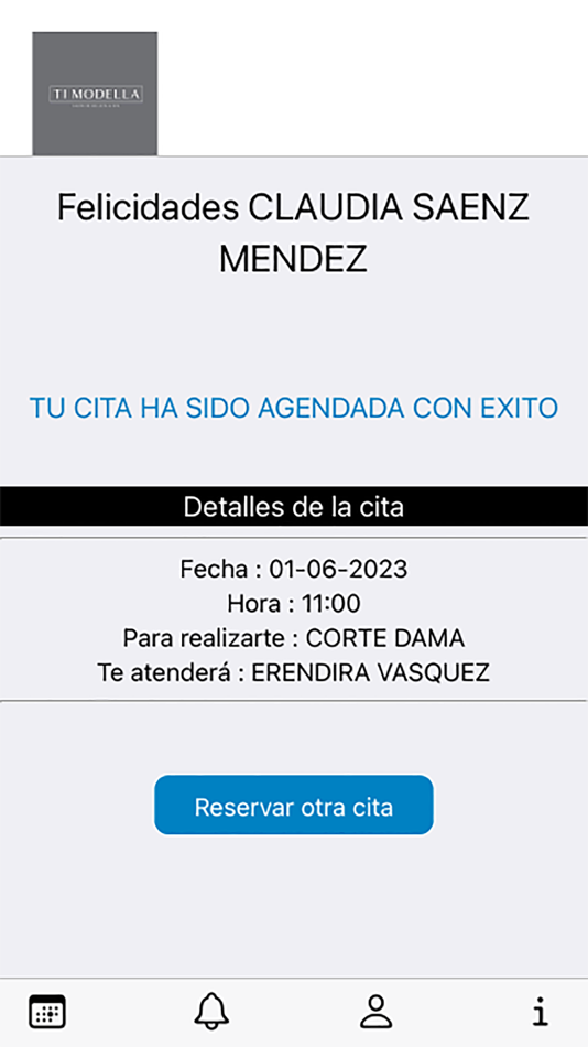 #7. Agenda Ti Modella (iOS) Podle: Claudia Saenz Mendez