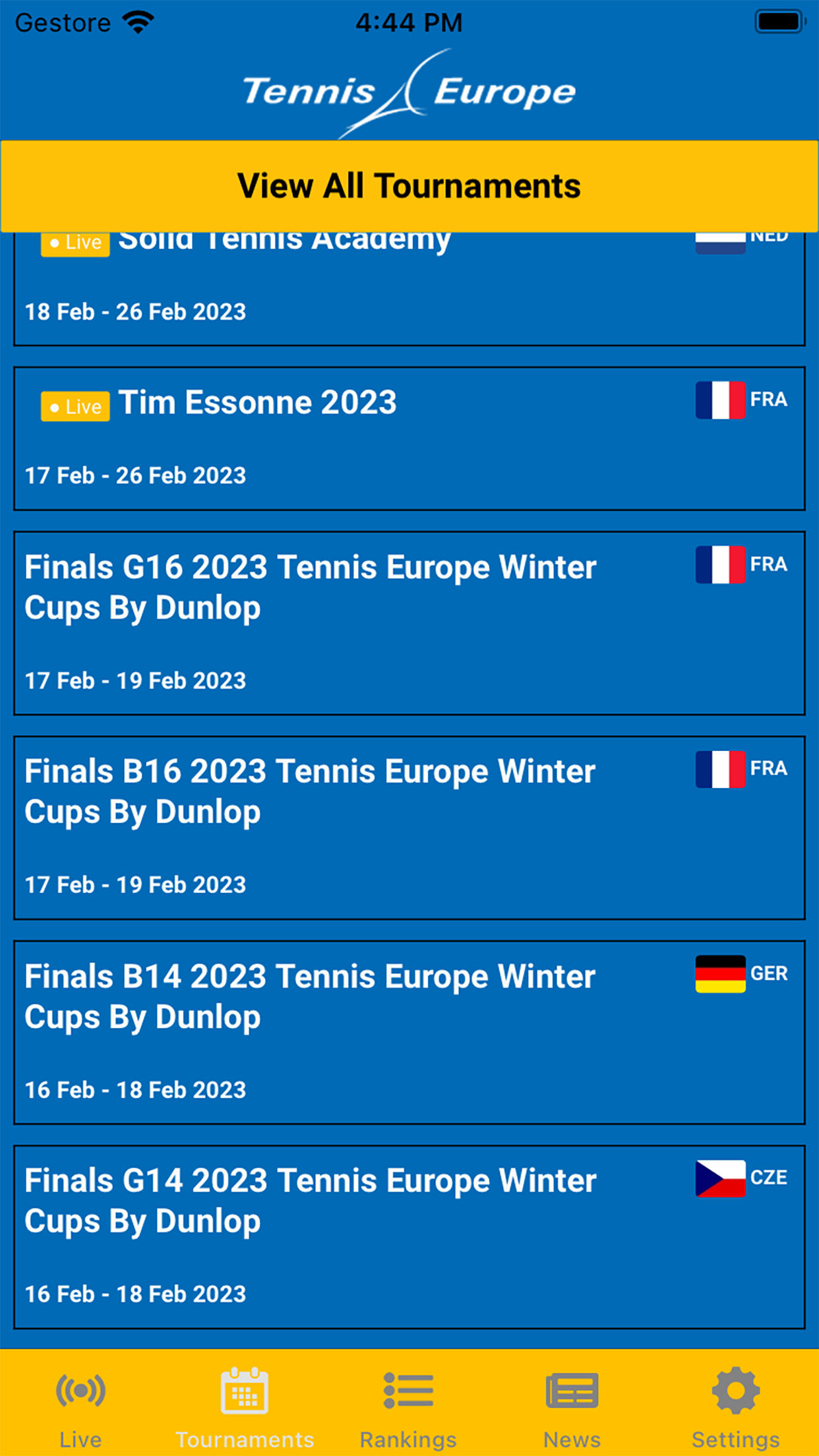 Tennis Europe