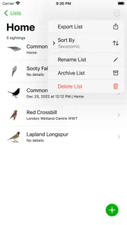 life list by natureguides iphone screenshot 4