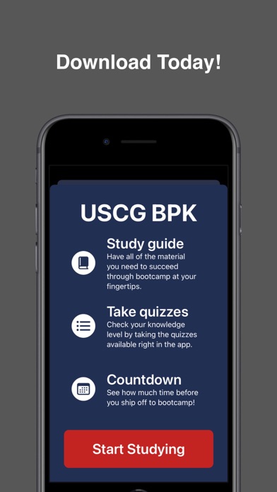 USCG Bootcamp Prep Kit Screenshot