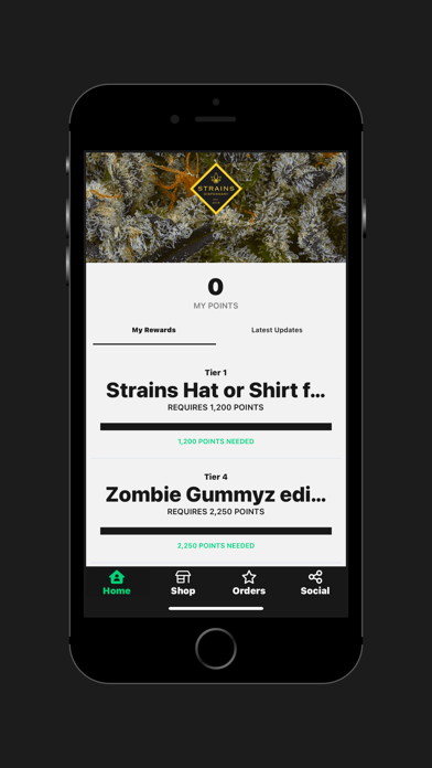 Strains Dispensary Screenshot