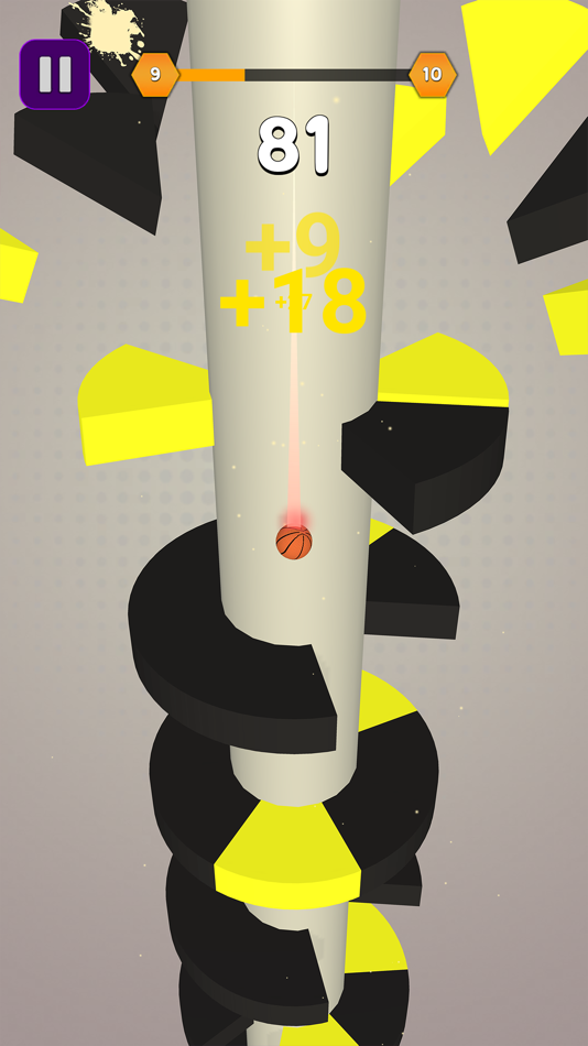 #3. Ball Drop 3D : Bouncy Ball (iOS) 由: Usama Aziz