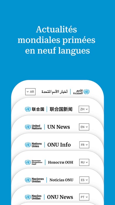 Screenshot #3 pour ONU Info